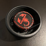 Carbon fiber internal turbo pressure gauge 500 Abarth