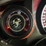 Carbon fiber internal turbo pressure gauge 500 Abarth