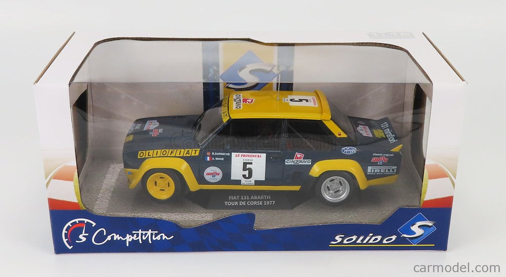 Modellino Auto Rally Scala 1:18 Solido FIAT 131 ABARTH N.5 TOUR DE Corse 1977 Darniche Mahe 1 18 768x416 Modellino Auto Rally Scala 1:18 Solido FIAT 131 ABARTH N.5 TOUR DE Corse 1977 Darniche Mahe 1 18 768x416
