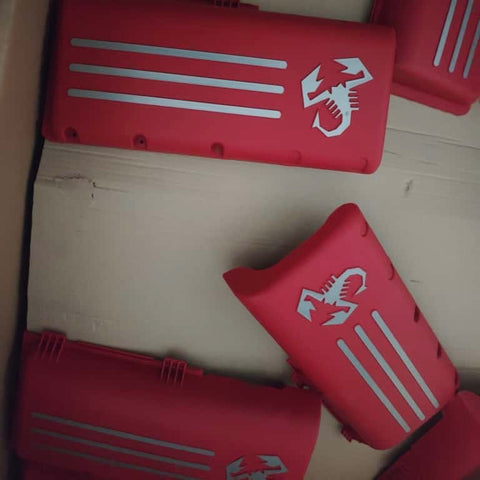 Abarth motor cover insert