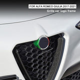 Cover carbonio stemma frontale Giulia/Stelvio