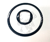Fiat-Abarth 500 airbag ring carbon cover