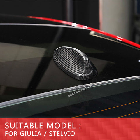 Cover carbonio antenna Giulia/Stelvio