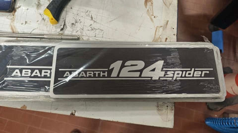 Official Abarth license plate cover