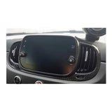 500 Abarth radio navigator carbon cover