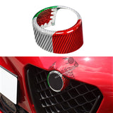 Cover carbonio stemma frontale Giulia/Stelvio