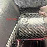 Carbon cover housing turbo pressure gauge 500 Abarth