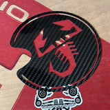 500 Abarth petrol hatch carbon cover