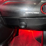Cover carbonio cassetto cruscotto 595 Abarth