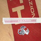 Strisce Adesive per Cruscotto- plancia Fiat 500 Abarth