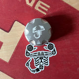 Aluminum cap oil water engine 500 Abarth