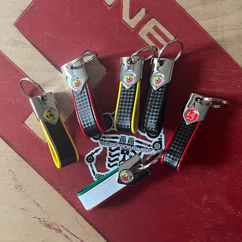 Abarth Carbon Keychain