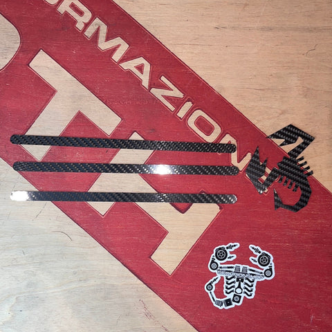 Carbon fiber filter box 500 Abarth