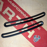 Carbon-fiber dashboard air vent cover for the 500