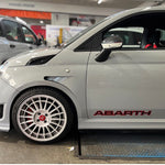 Abarth door lettering