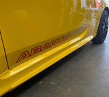 Abarth door lettering