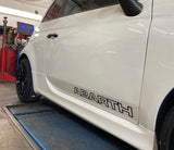 Abarth door lettering