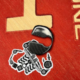 Cover carbonio serrature porta 500 abarth