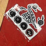 MTA 500 key stickers