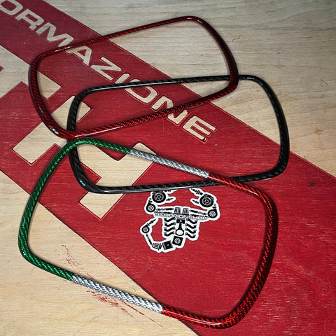 Cover carbonio radio navigatore 500 Abarth