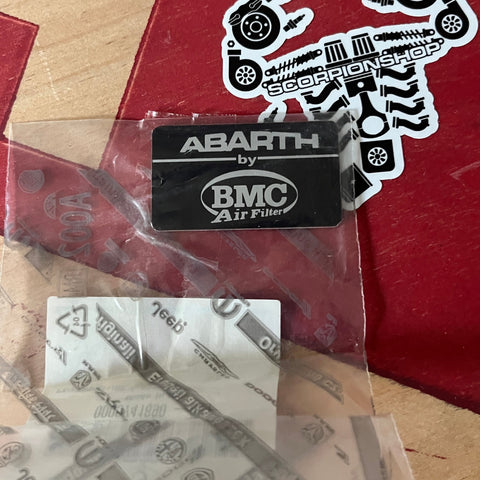 bmc abarth filter plate