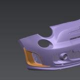 Bumper air deflector 500 Abarth