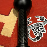 500 Abarth carbon gear knob