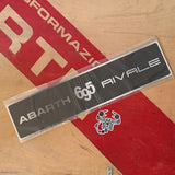 Official Abarth license plate cover