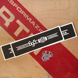 Official Abarth license plate cover