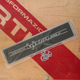 Official Abarth license plate cover