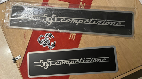 Official Abarth license plate covers