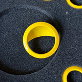 Abarth window button cover for 595 Abarth