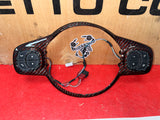 Cover carbonio tasti volante restyling 500 Abarth