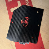 Cover carbonio batteria 124 abarth