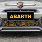 Abarth written on bumper grille