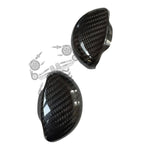 Carbon fiber seat belt fastening cover