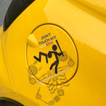 Adesivo "don't touch my Abarth"