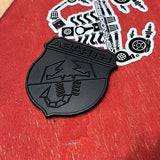 Logo Abarth metallo/abs