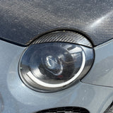 Carbon eyelids for 500 Abarth