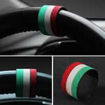 mirino volante pelle tricolore