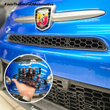 Abarth 595/695 Front Grille Honeycomb Inserts