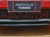 Abarth written on bumper grille