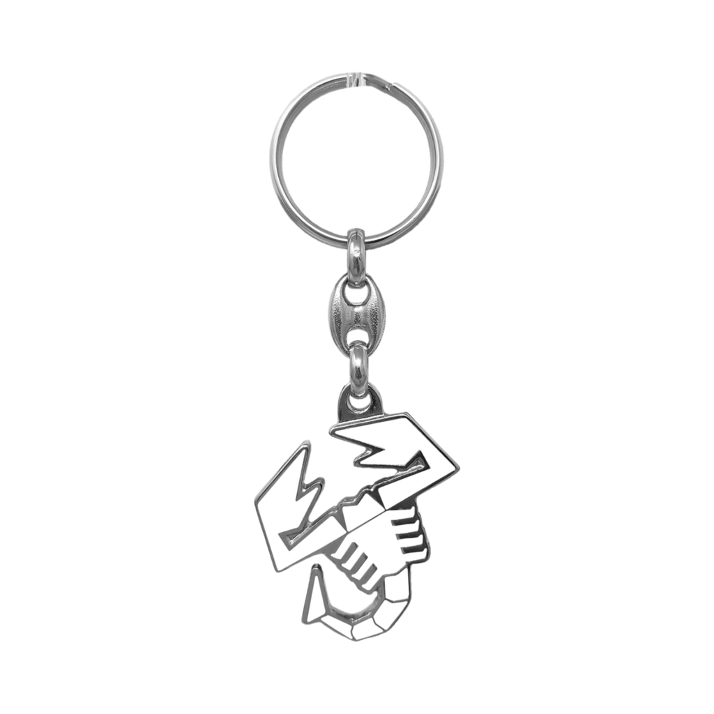 Abarth Portachiavi Ufficiale Key Ring Carbon, Scorpione Abarth Portachiavi Ufficiale Key Ring Carbon, Scorpione