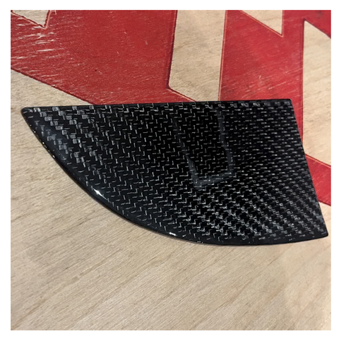 Cover carbonio resinato cassetto cruscotto 595 abarth