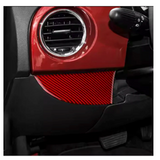 Cover carbonio resinato cassetto cruscotto 595 abarth