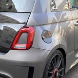 500 Abarth petrol hatch carbon cover