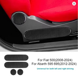 Resin-coated carbon cover seat stock 500 Abarth