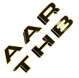 Abarth written on bumper grille