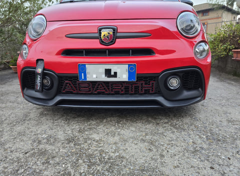 Scritta Abarth griglia paraurti