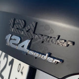 badge carbonio 124 Abarth - Accessorio